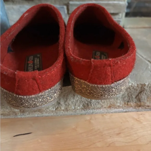 Women's Haflinger Lacey Clog - Chili - Picture 4 of 6